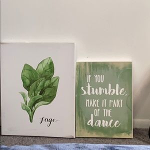 Canvas paintings